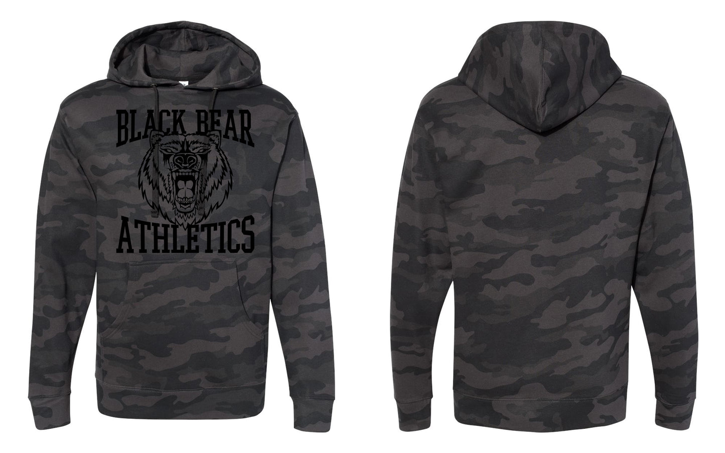 Black Bear Athletics New Bear Unisex Midweight Hooded Sweatshirt - SS4500