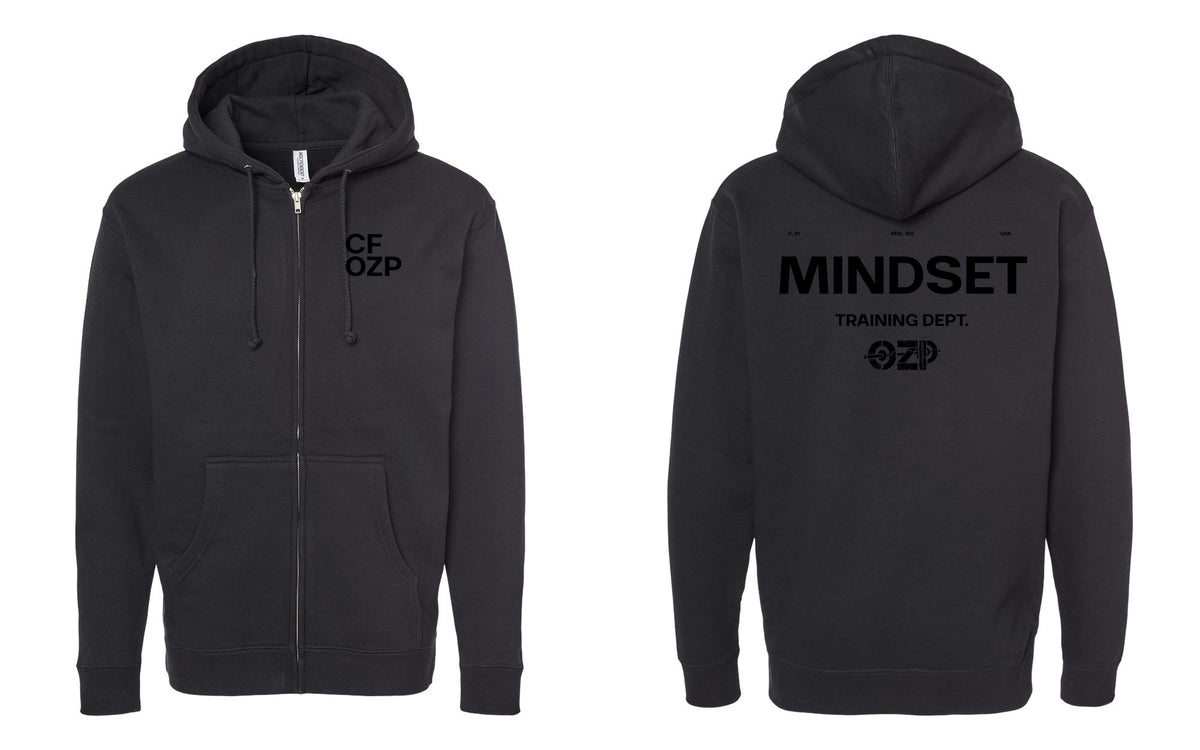 Crossfit Ozone Park OZP - Mindset Training Dept. Heavyweight Zip-Up Hoodie IND4000Z