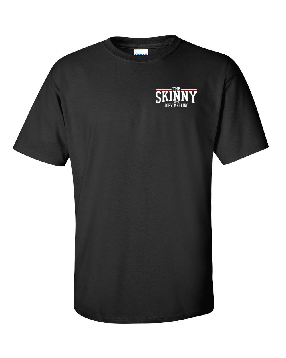 The Skinny Italian Flag Logo Left Chest Print