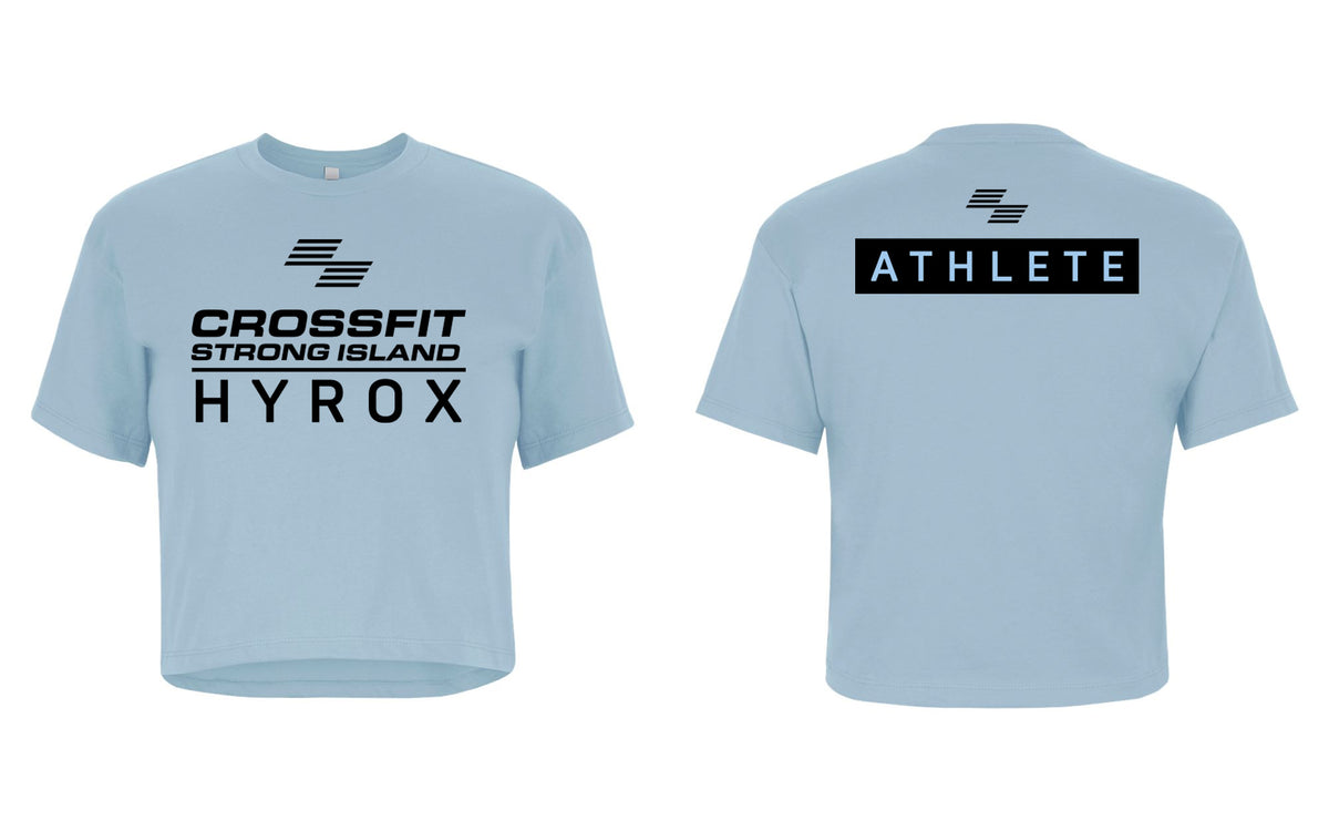 CrossFit Strong Island Hyrox Athlete Cropped Women's Tee 1580
