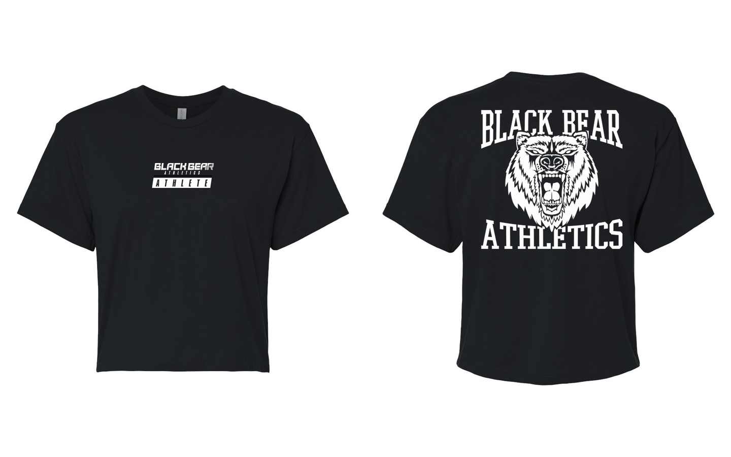 Black Bear Athletics Hyrox Women's Crop Top - 1580 Black