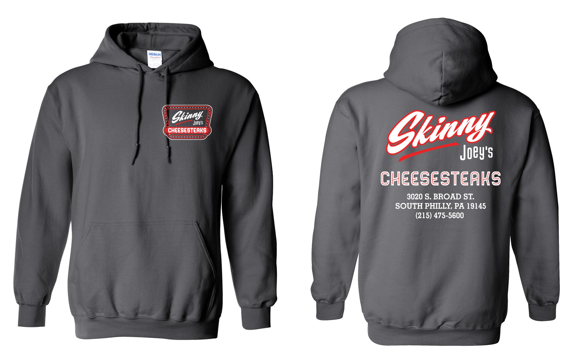 Skinny Joey’s Cheesesteaks Tee/Hoodie – South Philly Staple