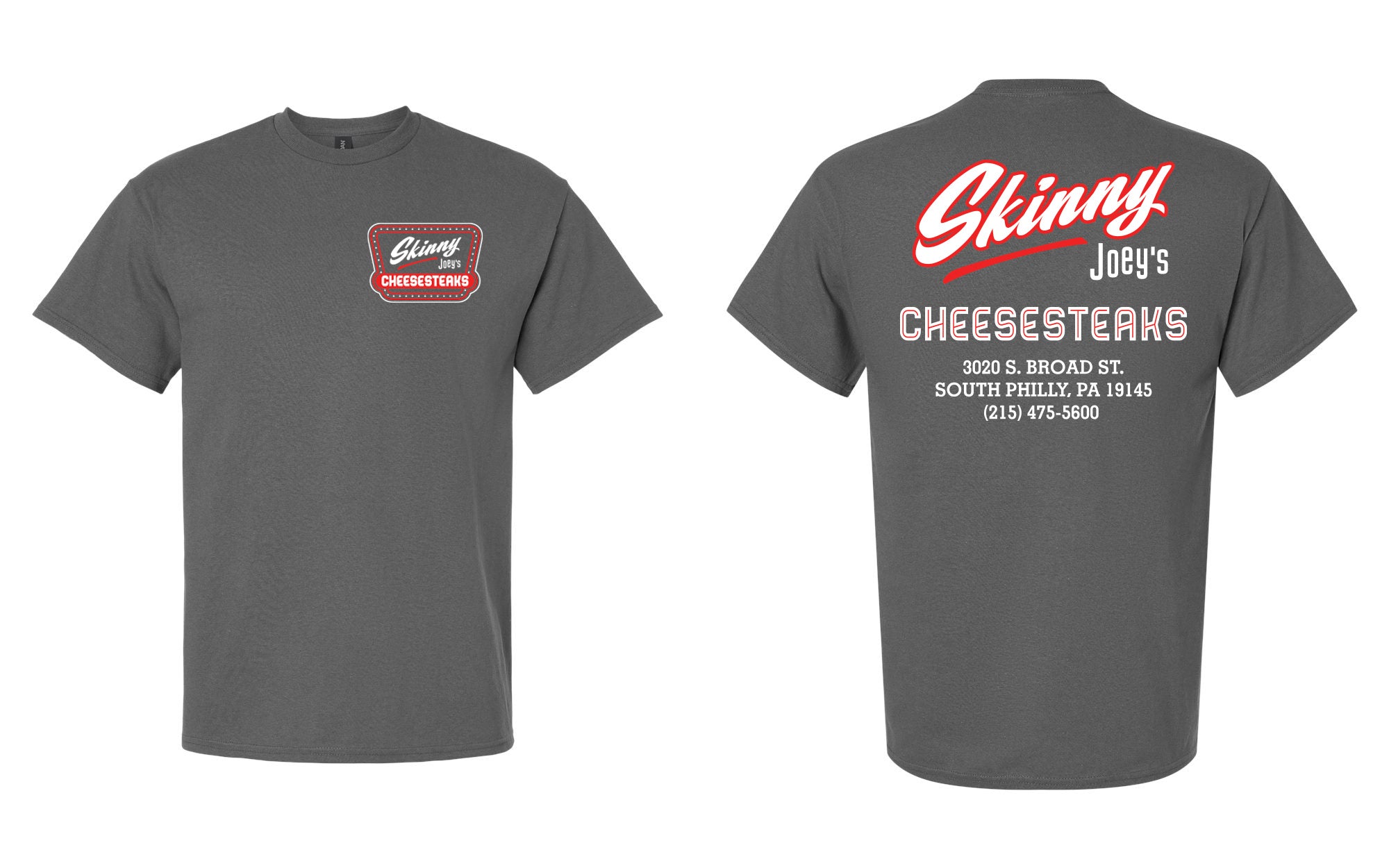 Skinny Joey’s Cheesesteaks Tee/Hoodie – South Philly Staple
