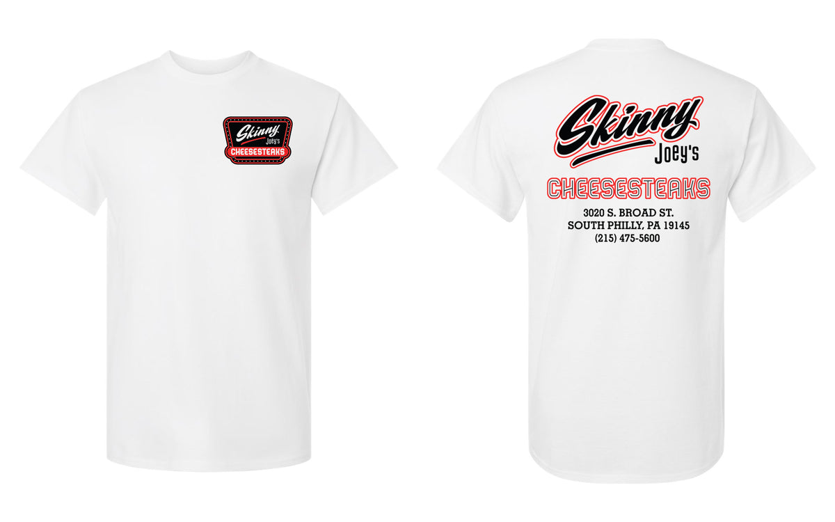 Skinny Joey’s Cheesesteaks Tee/Hoodie – South Philly Staple