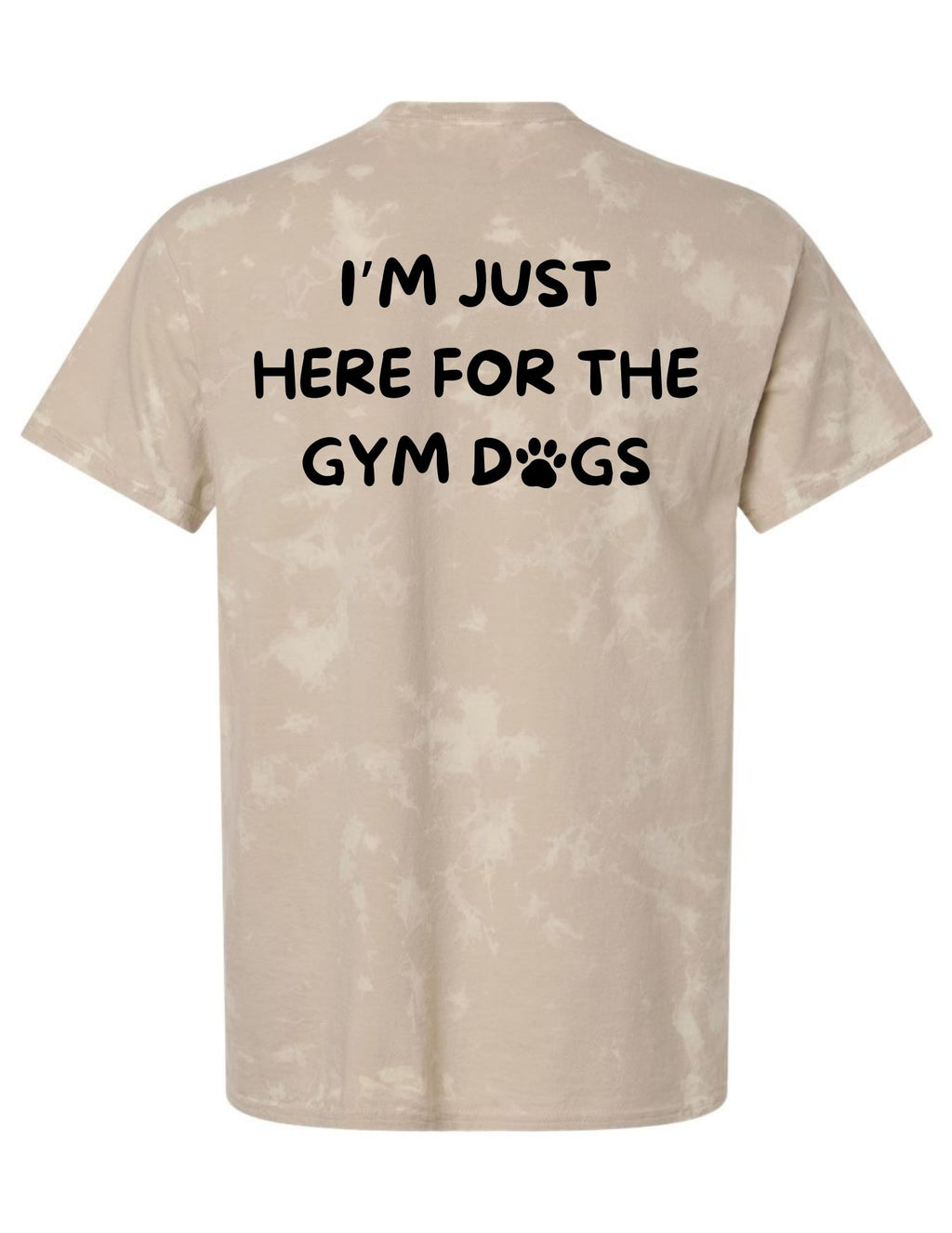 Peak 180 Gym Dogs Unisex Bleach Out Dyed T-Shirt - 1385