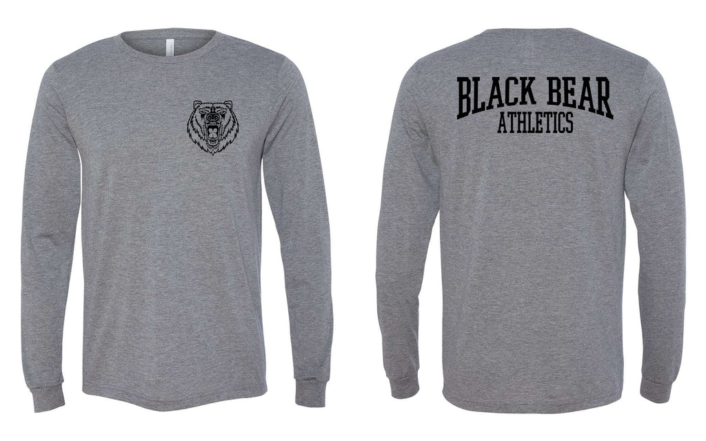 Black Bear Athletics Unisex Triblend Long Sleeve Tee - 3513