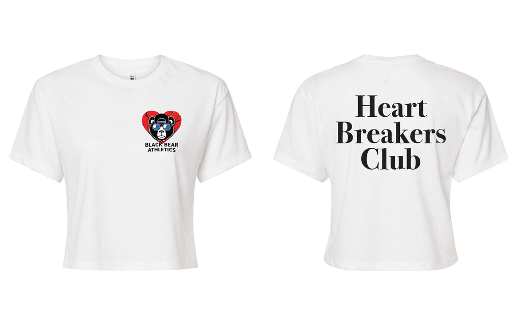 Black Bear Athletics Heart Breakers Club Women's Crop Top - 1580