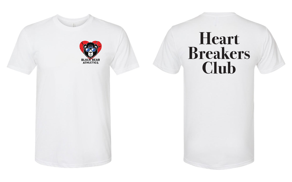 Black Bear Athletics Heart Breakers Club Men Tri Tee - 6010