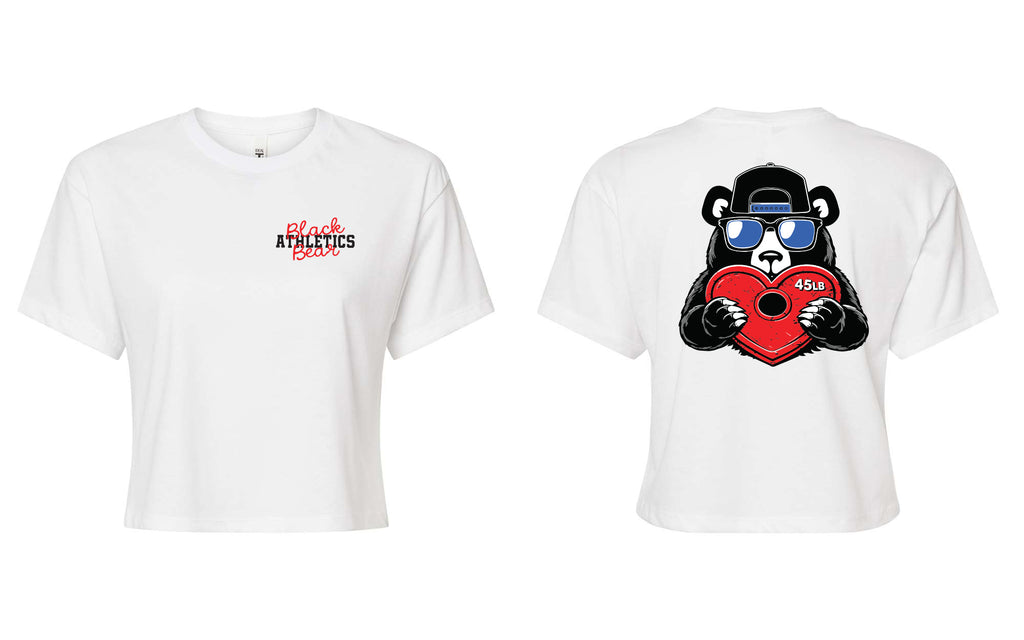 Black Bear Athletics Valentine's Day Women's Crop Top - 1580