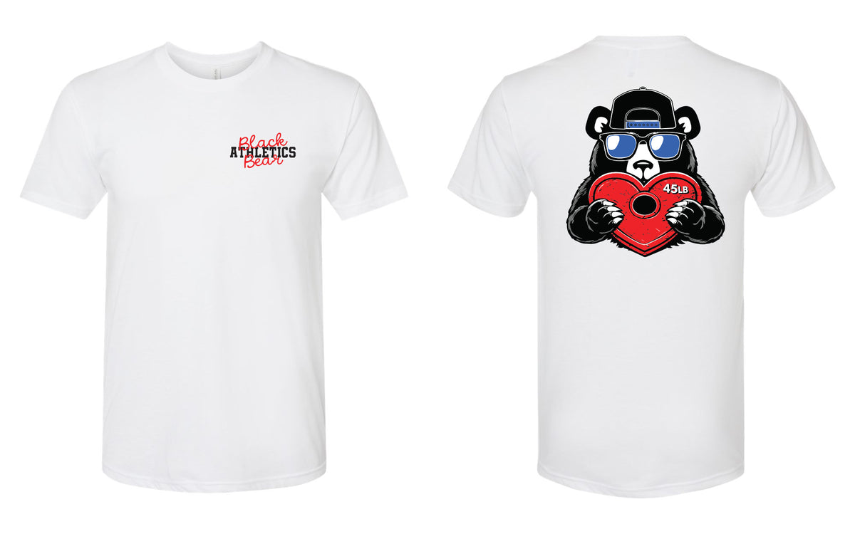 Black Bear Athletics Valentine's Day Men Tri Tee - 6010
