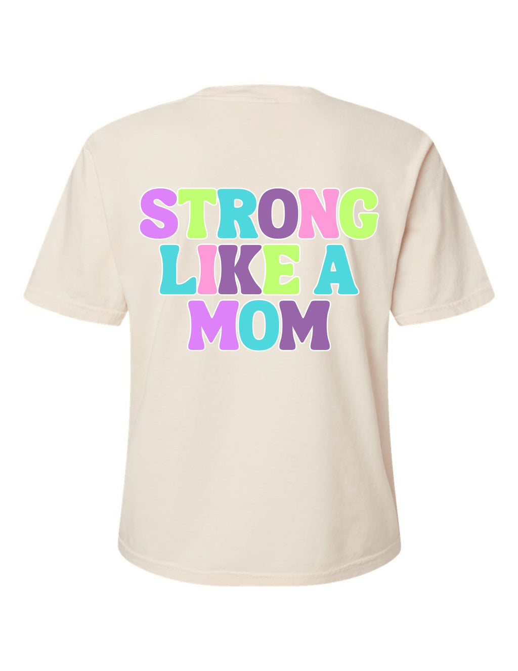 Peak 180 Strong Mom Club Women's Garment-Dyed Heavyweight Boxy T-Shirt - 3023CL