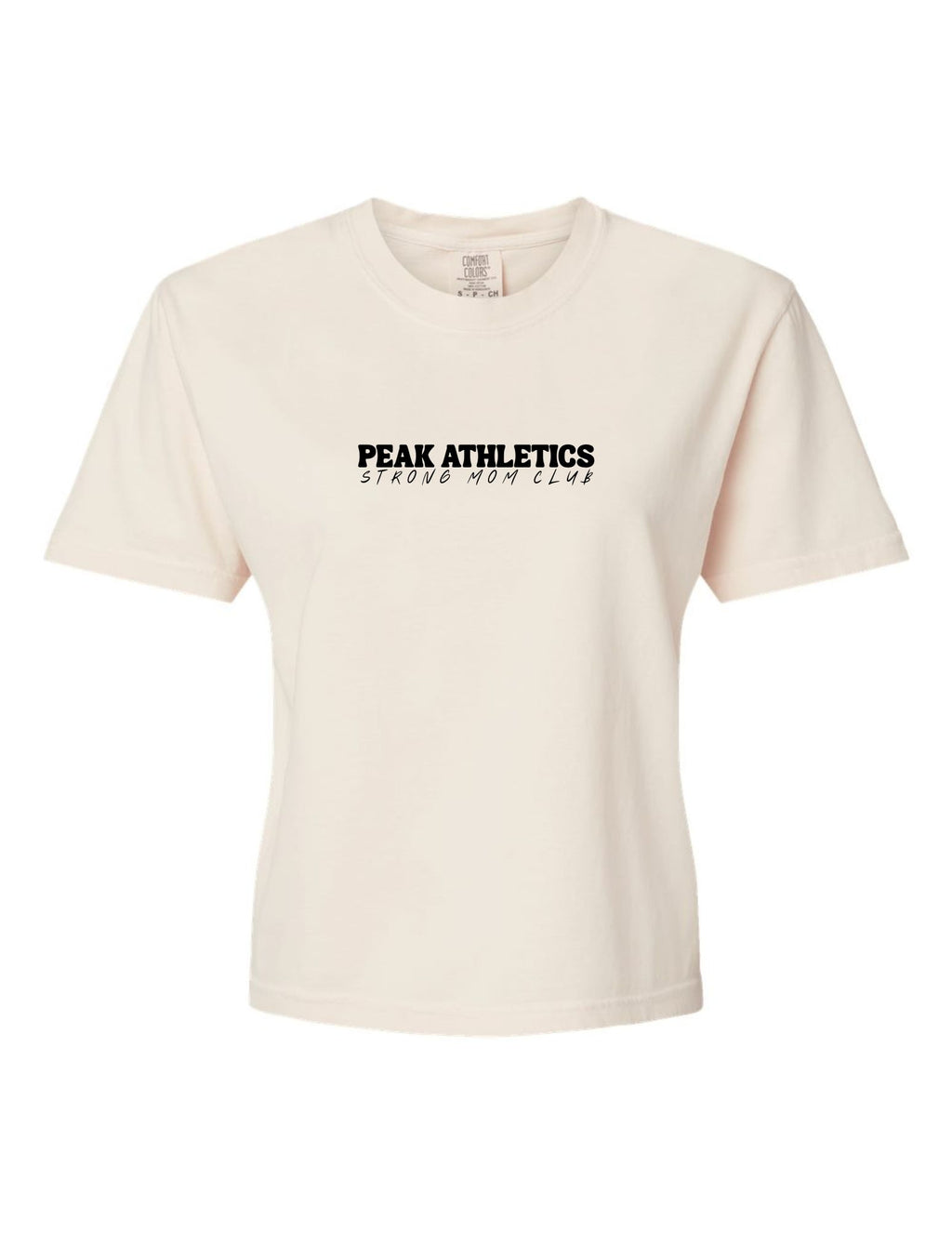 Peak 180 Strong Mom Club Women's Garment-Dyed Heavyweight Boxy T-Shirt - 3023CL