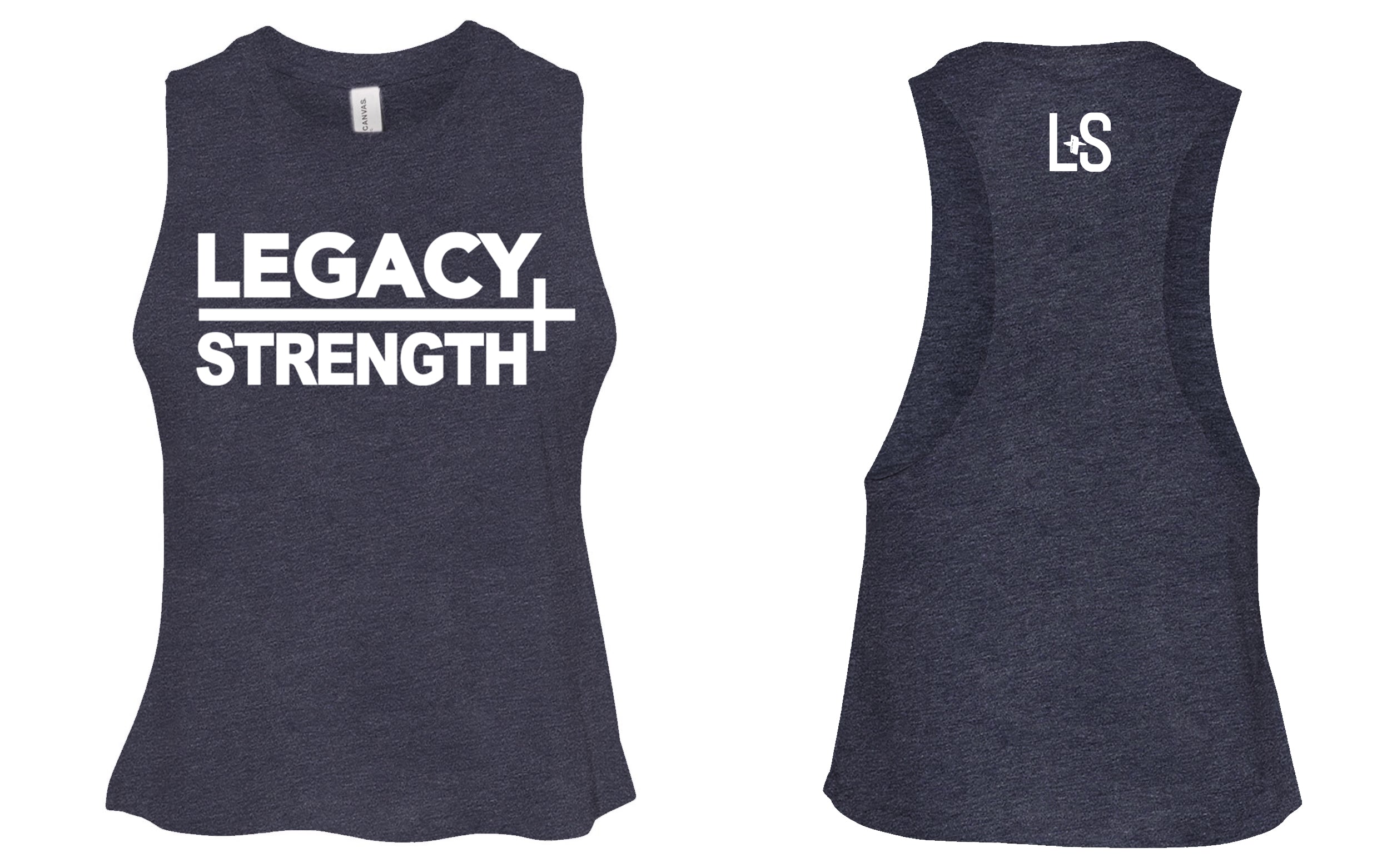 Legacy + Strength Ladies Cropped Muscle 6682
