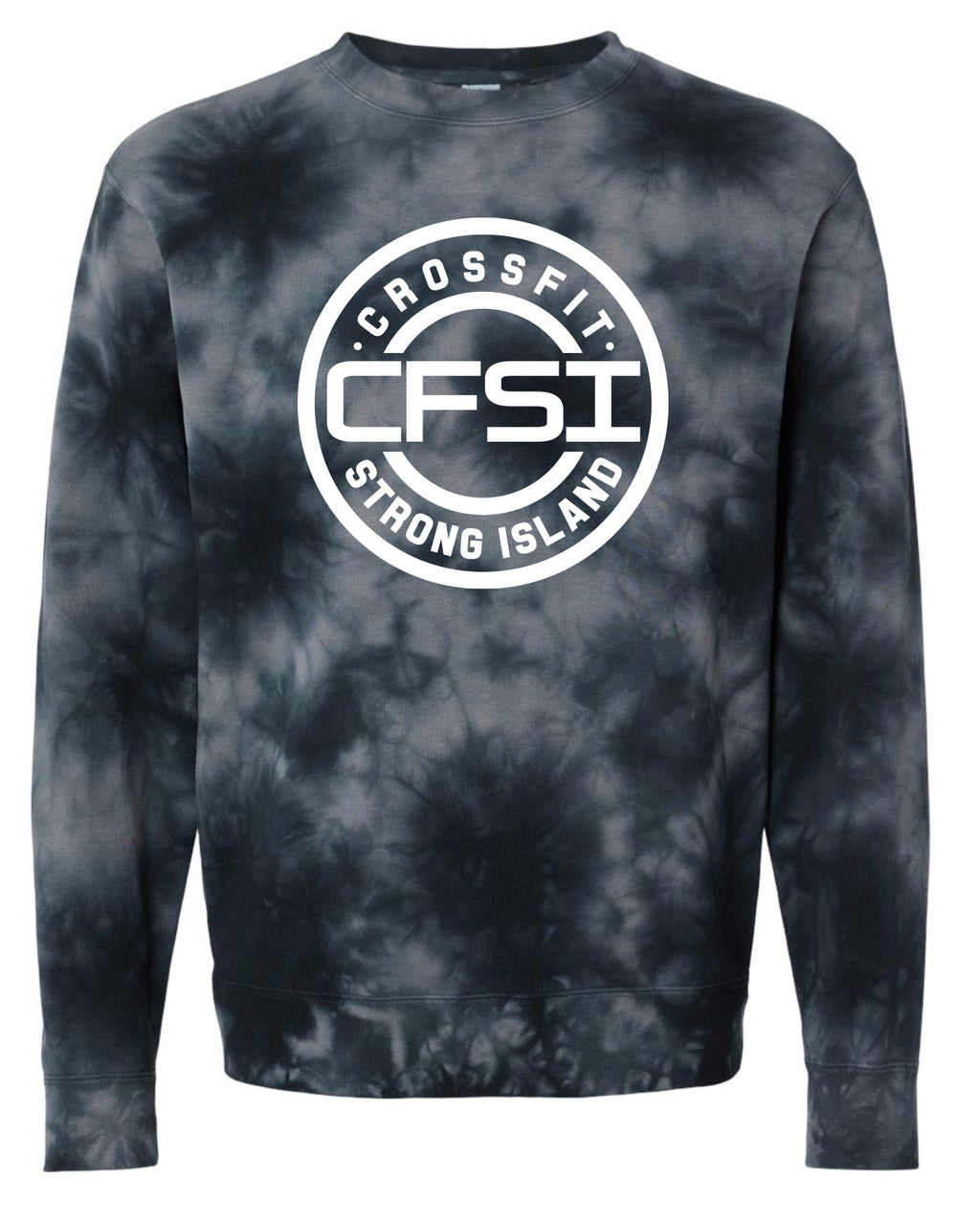 CrossFit Strong Island Tie Dye Crewneck PRM3500TD