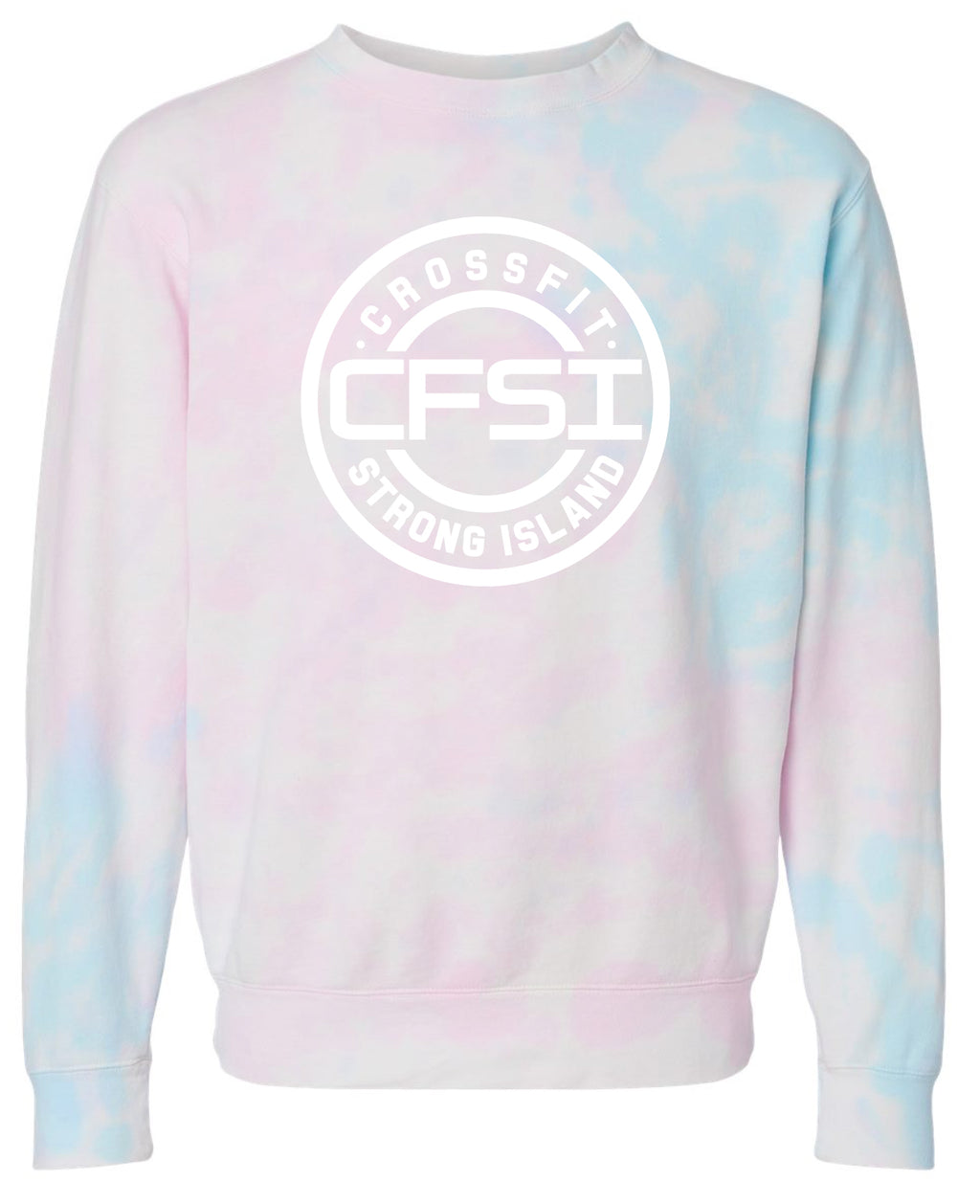 CrossFit Strong Island Tie Dye Crewneck PRM3500TD