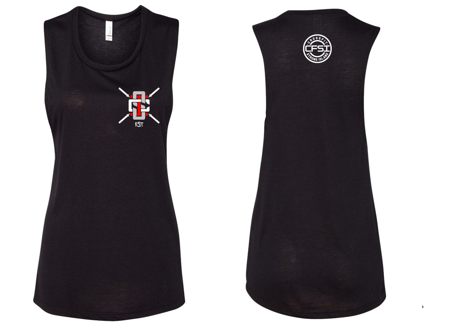 CrossFit Strong Island Ladies Muscle Tank 3 8803