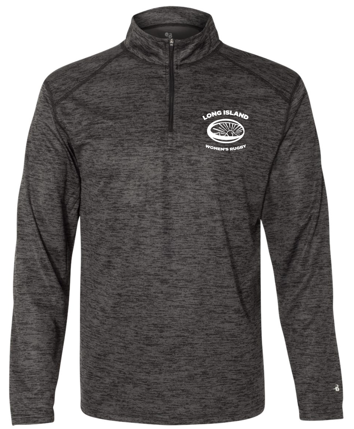 Women's  Rugby Quarter Zip Pullover 4172