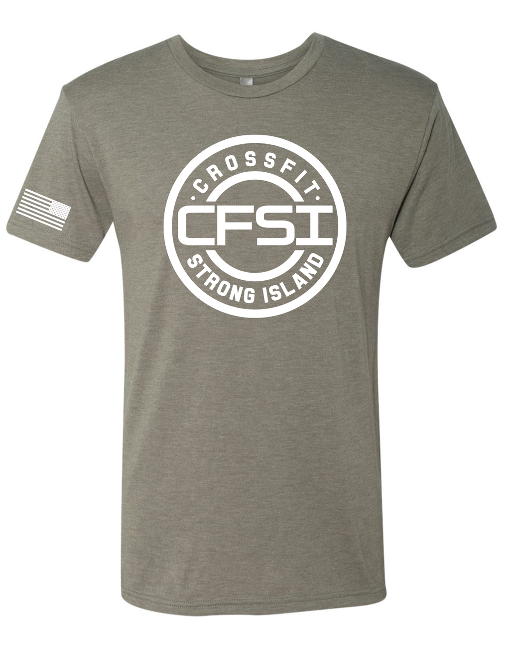 CrossFit Strong Island Men Tee Big Circle 6010